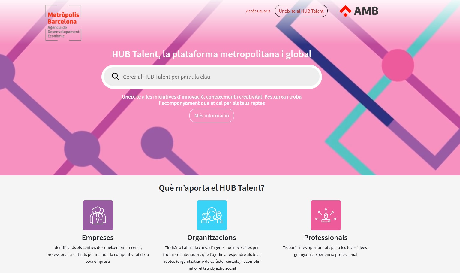 Què és el HUB Talent Metròpolis Barcelona?