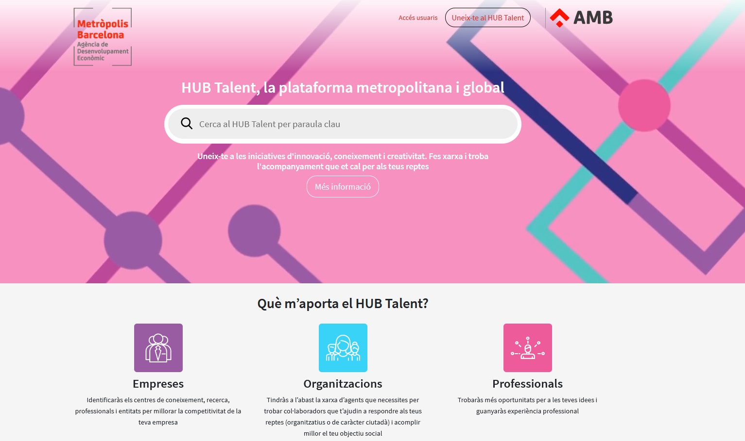 ¿Qué es el HUB Talent Metrópolis Barcelona?